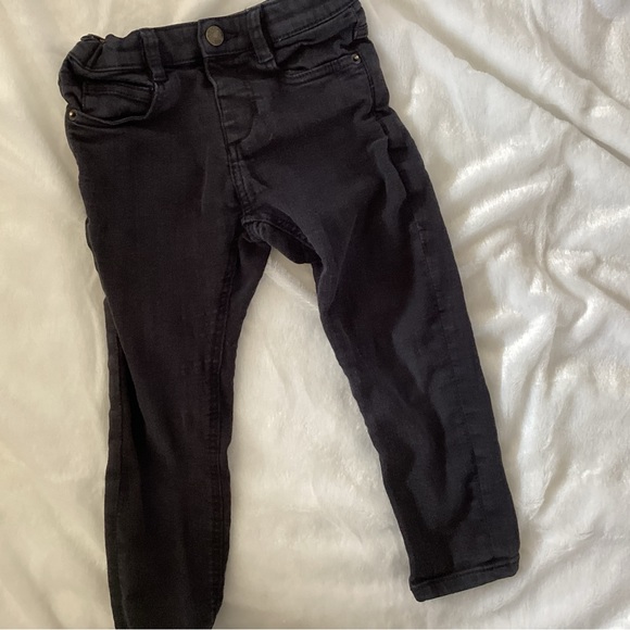 Zara Other - Zara black denim skinny jean sz 2-3 yrs